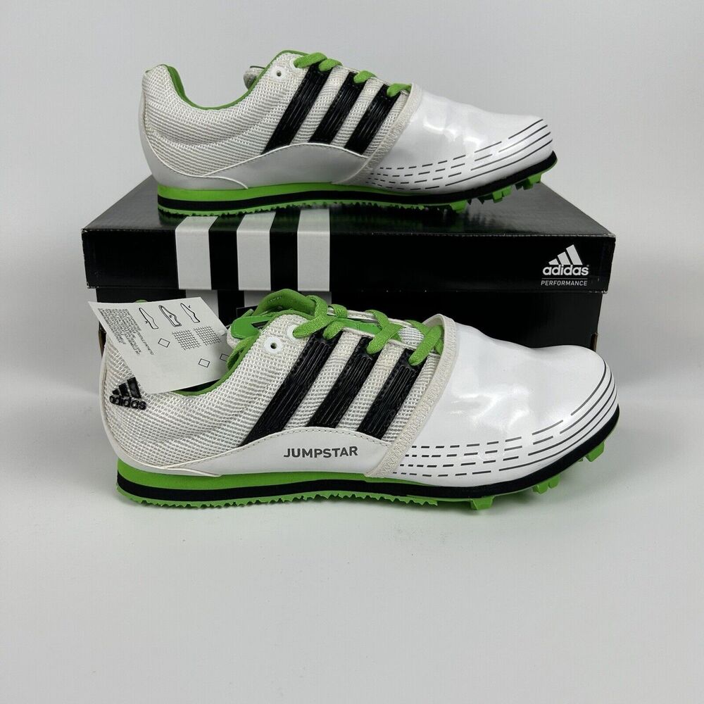 Adidas Jumpstar Allround Track and Field G43325 Size Mens US‎ 9 Green White